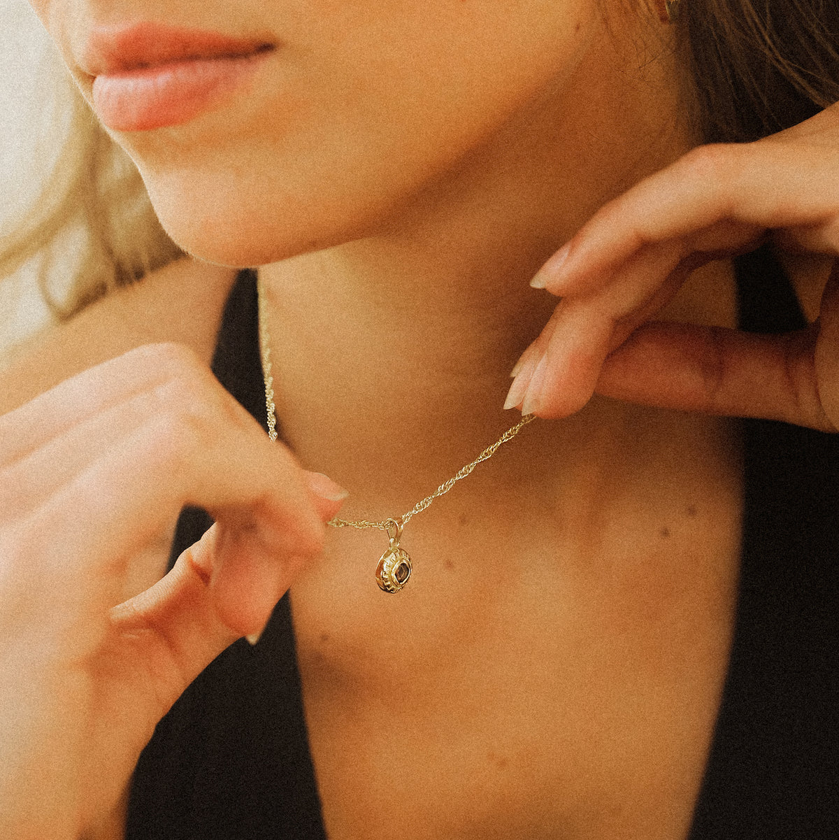 Ketting met gedraaide schakel